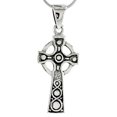 thumbnail image 1 of Sterling Silver Ahenny High Cross Charm, 1 1/4 inch, 1 of 1