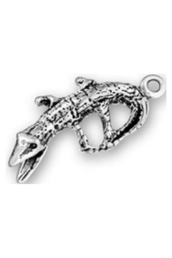 Sterling Silver Alligator Charm Sports 3D Lizard Mascot charm Item #128