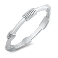 thumbnail image 1 of Sterling Silver Alternative Design Ring Size 5, 1 of 3
