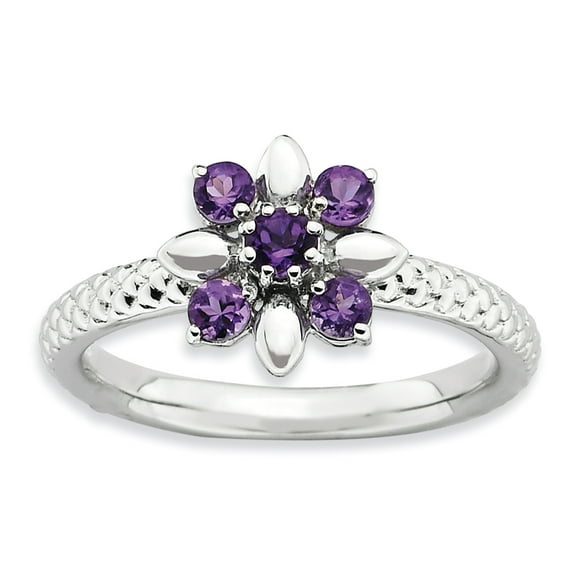 Sterling Silver Amethyst Ring
