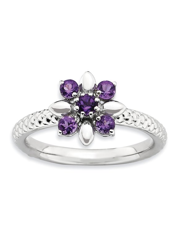 Sterling Silver Amethyst Ring