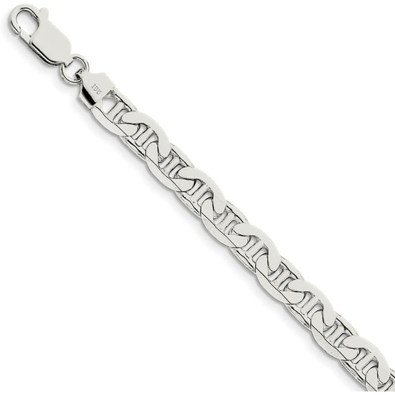 Sterling Silver Anchor Chain 22"
