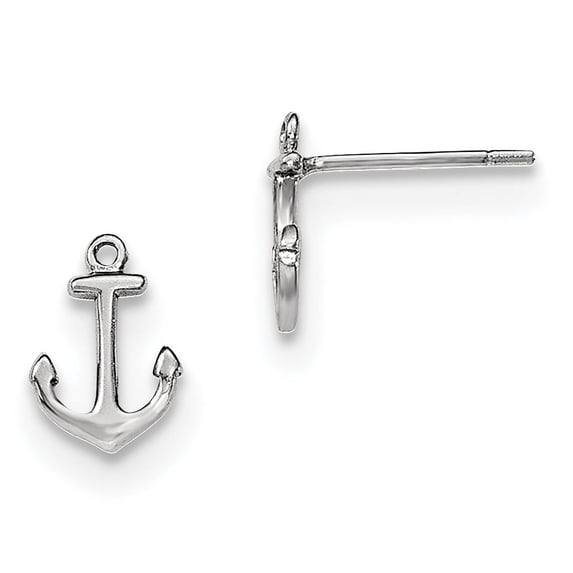 Sterling Silver Anchor Post Earrings Sterling Silver Earrings