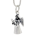 thumbnail image 1 of Sterling Silver Angel Charm, 3/4 inch tall, 1 of 1