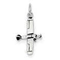 thumbnail image 1 of Sterling Silver Antiqued Airplane Charm QC7591, 1 of 5