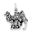 thumbnail image 1 of Sterling Silver Antiqued Camel & Baby Camel Charm QC7847, 1 of 2