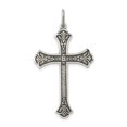 thumbnail image 1 of Sterling Silver Antiqued Cross Pendant Charm, 1 of 4