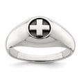 thumbnail image 1 of Sterling Silver Antiqued Cross Ring Size 10, 1 of 5