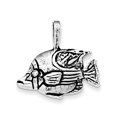thumbnail image 1 of Sterling Silver Antiqued Fish Pendant, 1 of 1