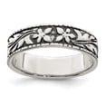 thumbnail image 1 of Sterling Silver Antiqued Floral Ring, 1 of 6