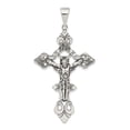 thumbnail image 1 of Sterling Silver Antiqued Large INRI Crucifix Pendant QQC8338, 1 of 3