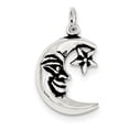 thumbnail image 1 of Sterling Silver Antiqued Moon Charm, 1 of 1