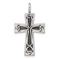 thumbnail image 1 of Sterling Silver Antiqued Polished Celtic Knot Cross Pendant, 1 of 4