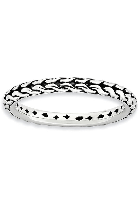 Sterling Silver Antiqued Ring