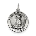thumbnail image 1 of Sterling Silver Antiqued Saint Elizabeth Seton Medal, 1 of 1