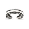 thumbnail image 1 of Gem & Harmony Sterling Silver Antiqued Toe Ring for Women, 1 of 5