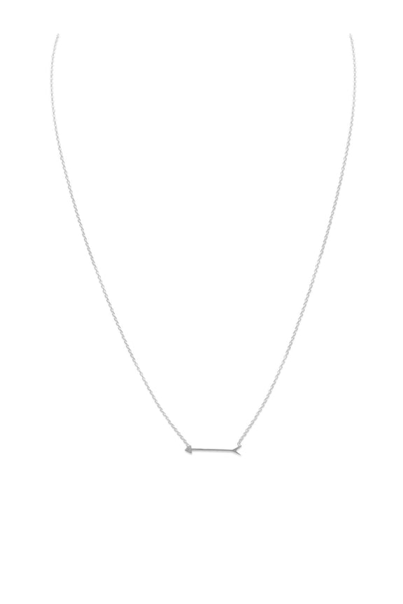 Sterling Silver Arrow Necklace