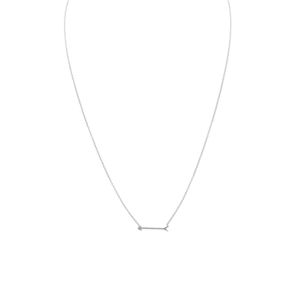 Sterling Silver Arrow Necklace