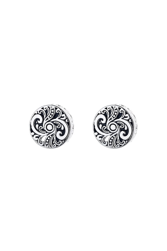 Sterling Silver Artisan Stud Earring