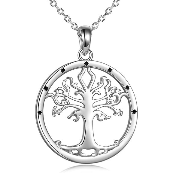 Sterling Silver Arwen Evenstar Necklace for Mom Daugher Wife Girlfriend Birthday Valentines Day