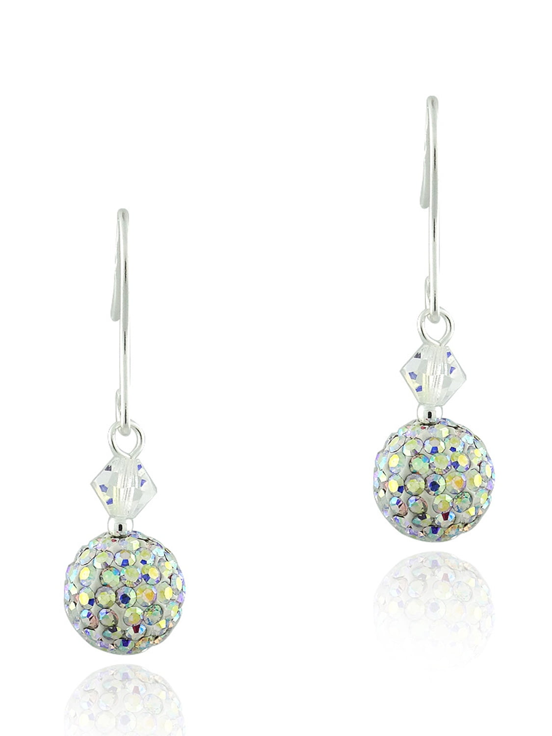 Crystal 2024 fireball earrings