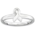 thumbnail image 1 of Sterling Silver Awareness Ribbon Ring, 1 of 7
