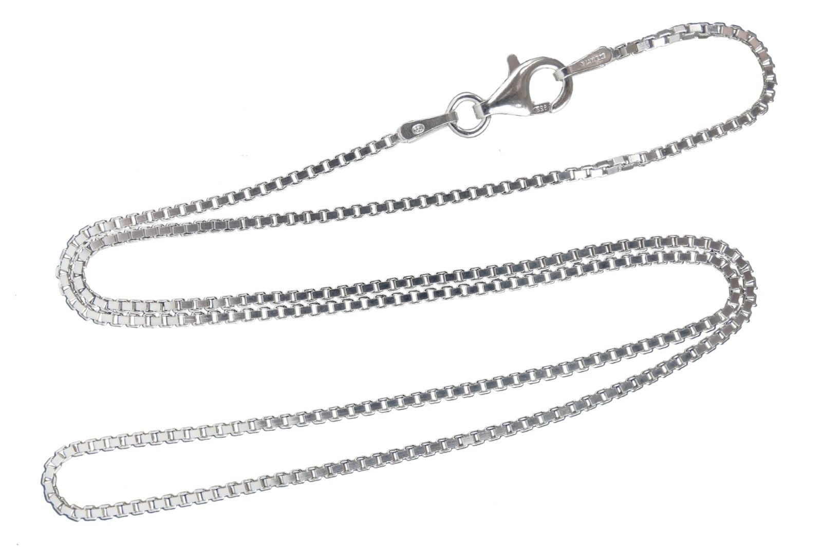 20 pieces 16 inch 40cm Sterling Silver 925 BOX 015 CHAIN Necklaces Wholesale Lot - Genuine Real Italian Silver - Free Shipping store Worldwide