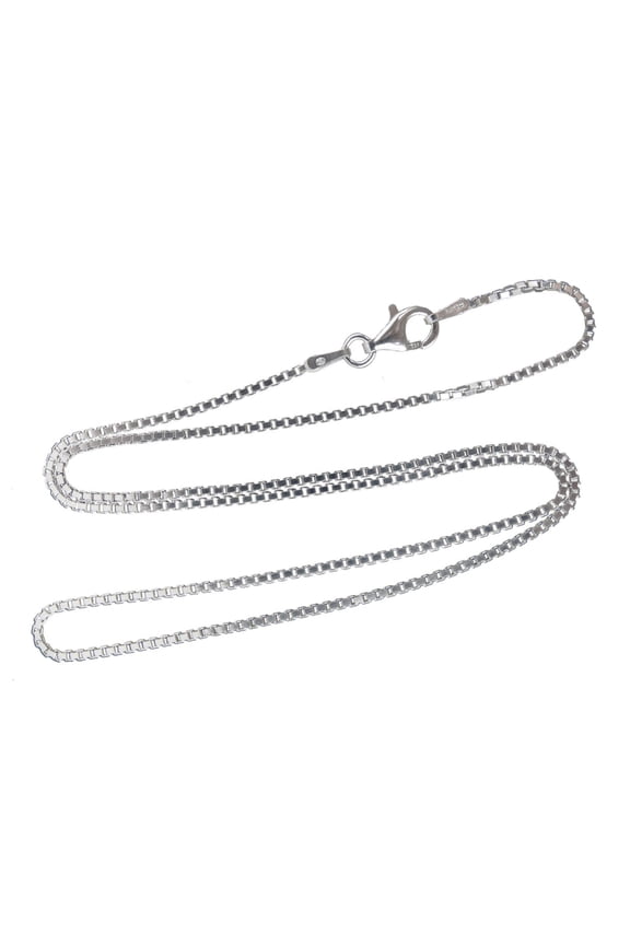 Sterling Silver BOX Chain Necklace 925 Italy 1.2mm 16", 18", 20", 22", 24" *NEW*