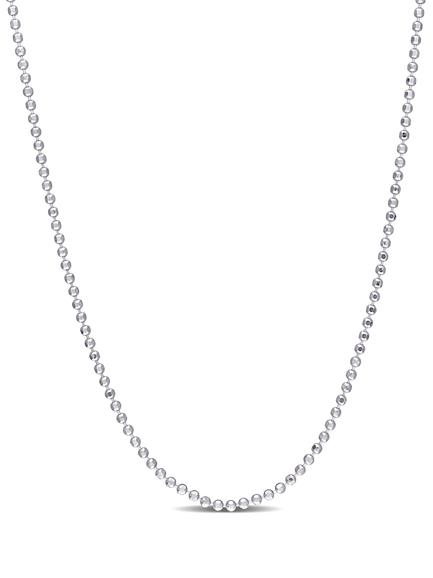 Sterling Silver Ball Chain Necklace