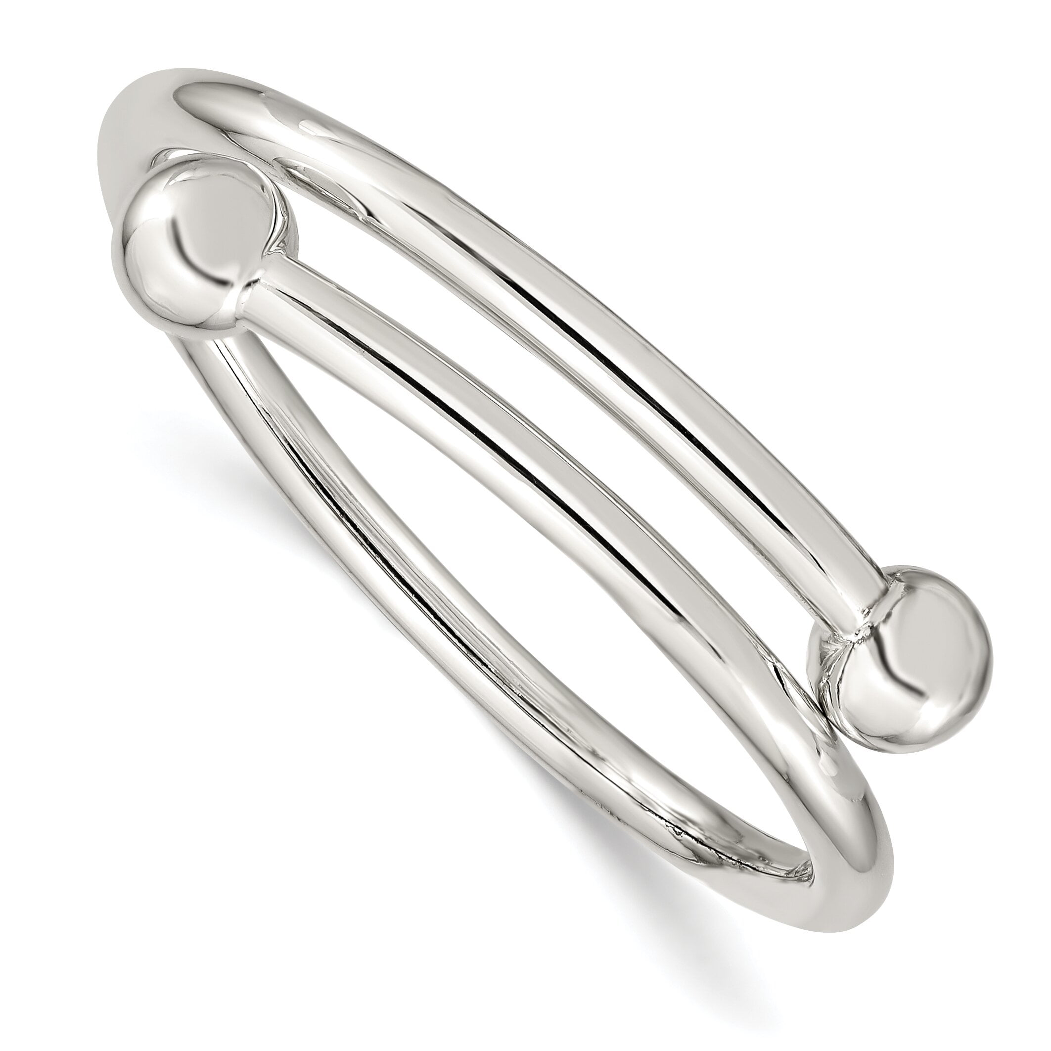 Shop LC 925 Sterling Silver Bracelets for Women Diamond Cut Bangles Cuff  Jewelry7.5