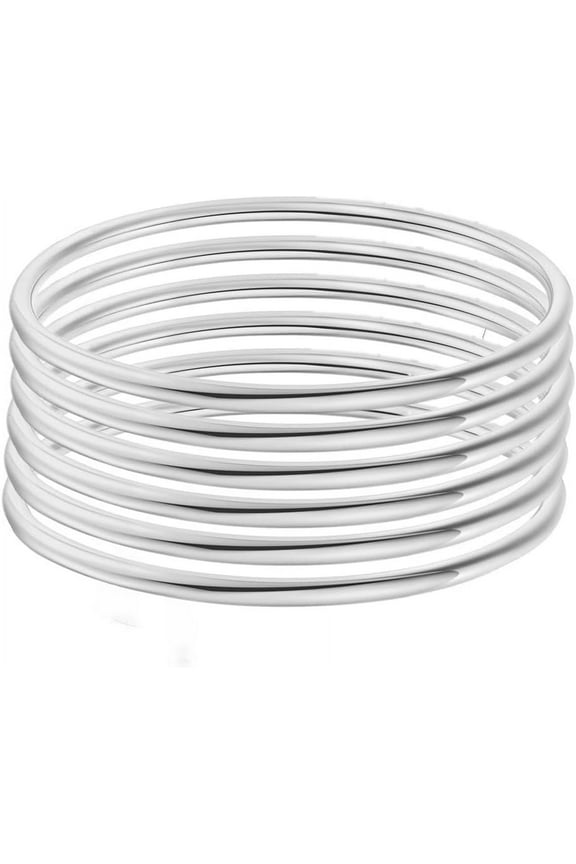 Sterling Silver Bangle Bracelets For Women,Fashion Jewelry Simple Adjustable 925 Silver Cuff Bangles For Women Mom Wife Valentine Mothers Day Gift[z2424]