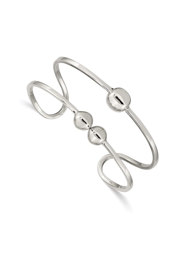 Sterling Silver Bangle QB1307