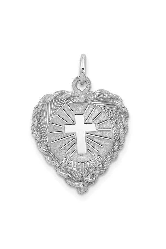 Sterling Silver Baptism Charm
