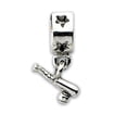 thumbnail image 1 of Sterling Silver Baseball Bat & Ball Dangle Bead, 1 of 1