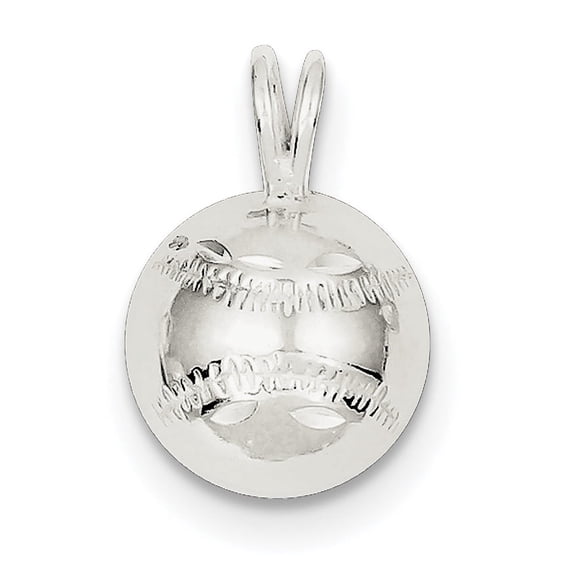 Sterling Silver Baseball Charm