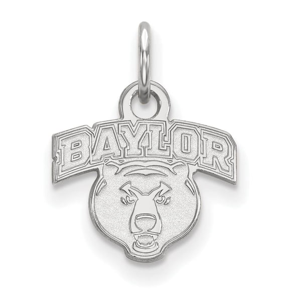 Sterling Silver Baylor U XS (Tiny) Bears Charm or Pendant