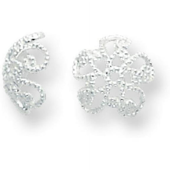 Sterling Silver Bead Caps - Pack Of 4