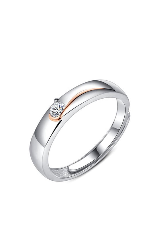 Sterling Silver Bi Wing Double Flying Couple Ring