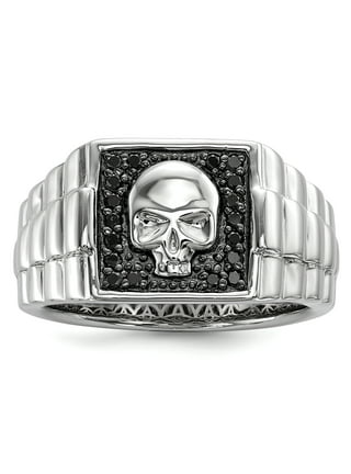 Knuckle Black Stainless Steel Ring Black 161