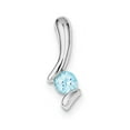 thumbnail image 1 of Sterling Silver Blue Topaz Pendant, 1 of 3