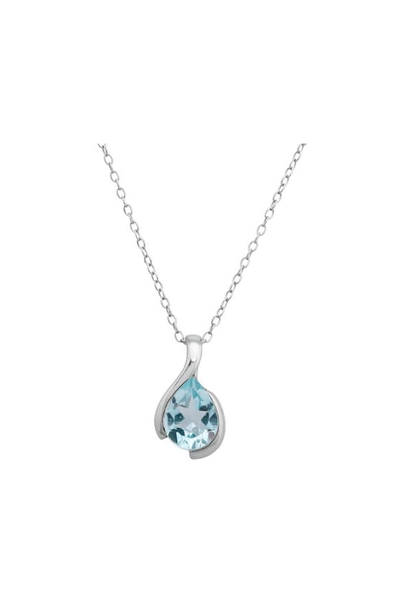 Blue Topaz Pendant