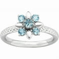 thumbnail image 1 of Sterling Silver Blue Topaz Ring, 1 of 8