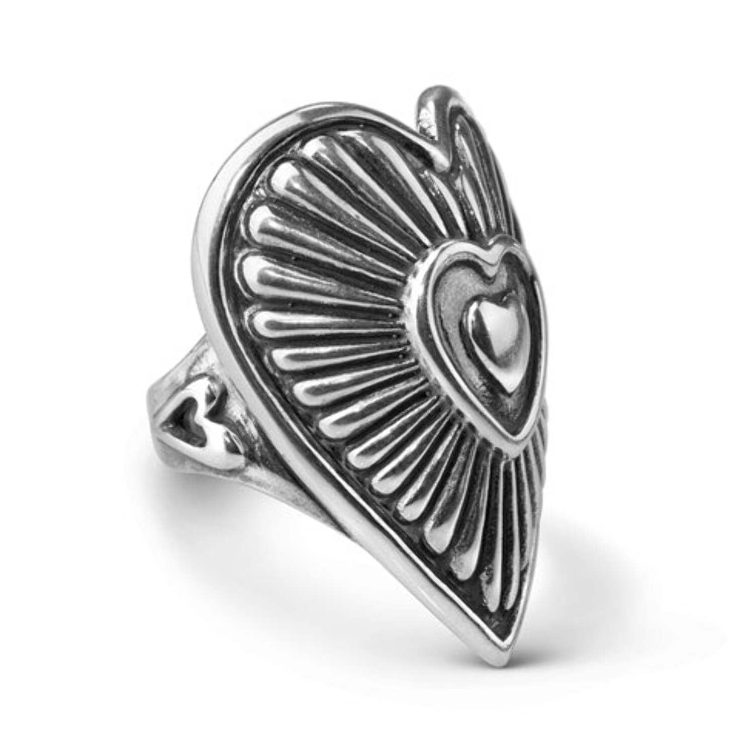 The Bold Heart Ring- 2 Colors main image 1