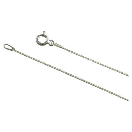 Sterling Silver Box 012 0.7mm Necklace Thin Fine Chain Italy Solid .925 Jewelry