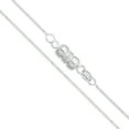 thumbnail image 1 of Sterling Silver Box Chain 0.8mm Solid 925 Italy Lightweight Wide Magnetic Clasp Necklace 24" Jewelry Female, 1 of 5