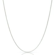 Sterling Silver Box Chain Necklace 1MM-3MM, Solid 925 Italy, 16-24 inch, Next Level Jewelry