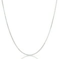 thumbnail image 1 of Sterling Silver Box Chain Necklace 1MM-3MM, Solid 925 Italy, 16-24 inch, Next Level Jewelry, 1 of 8