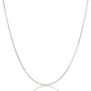 Sterling Silver Box Chain Necklace 1MM-3MM, Solid 925 Italy, 16-24 inch, Next Level Jewelry