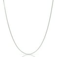thumbnail image 1 of Sterling Silver Box Chain Necklace 1MM-3MM, Solid 925 Italy, 16-24 inch, Next Level Jewelry, 1 of 8