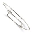 thumbnail image 1 of Sterling Silver Bracelet Bangle Women's 1.5 mm 7.5 in Polished Expandable Slip-On, 1 of 3